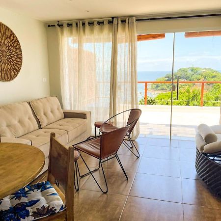 Pouso Do Sol - Apartamento Com Vista Panoramica Em Morro Morro de Sao Paulo Bagian luar foto